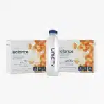 عبوتين بالانس وزجاجة